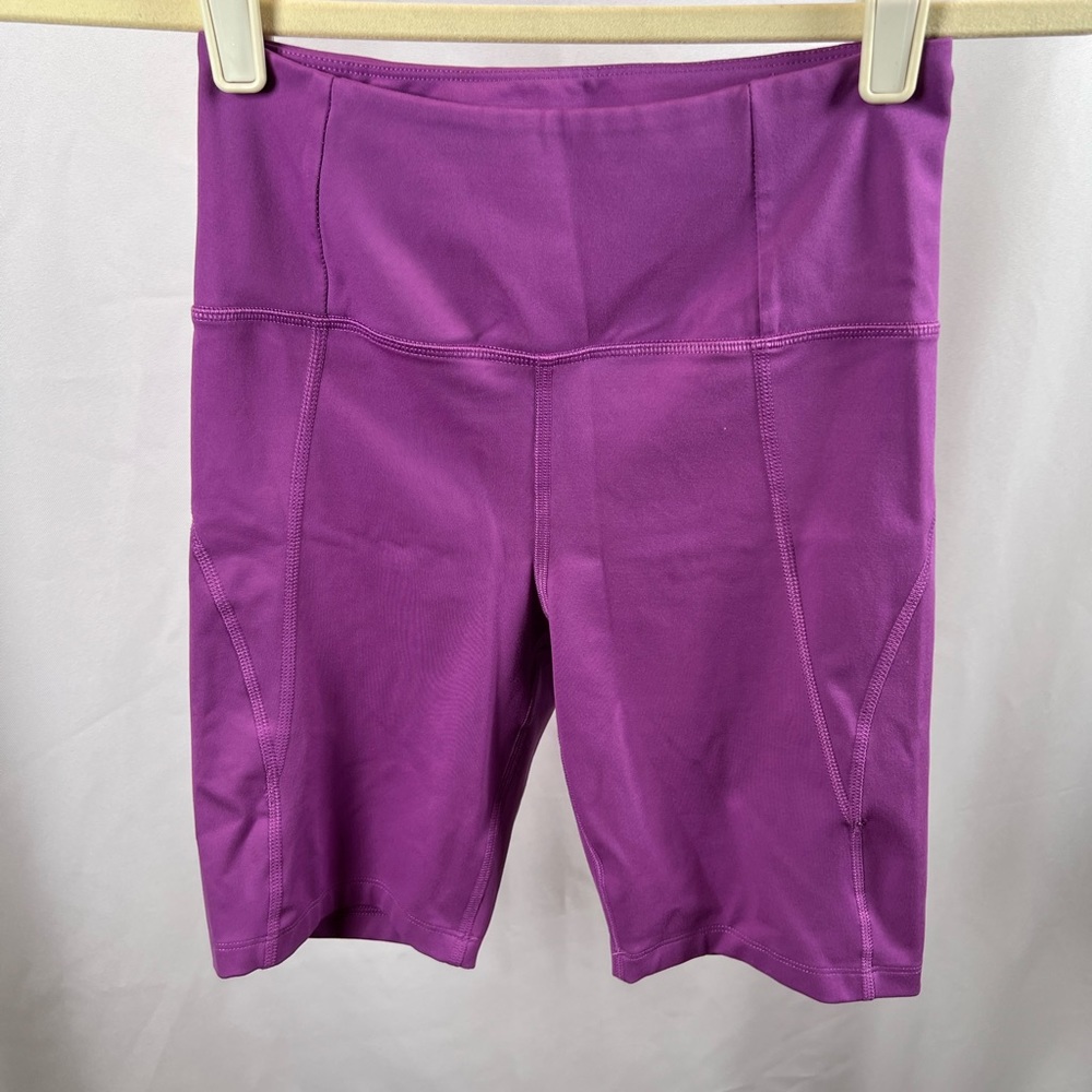 Purple Girlfriend Collective Workout Shorts Size Small